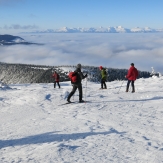 Back country touring in Slovakia
