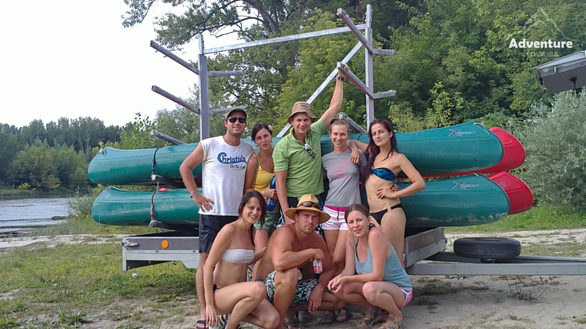 Canoeing in Small Danube