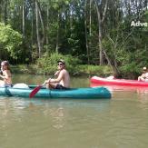 Canoeing in small Danube