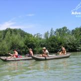 Canoeing in Mosoni Danube Arms