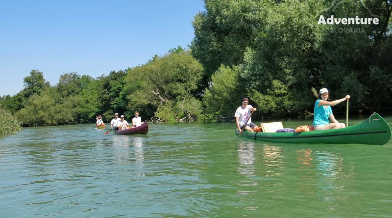 Canoeing Mosoni Danube