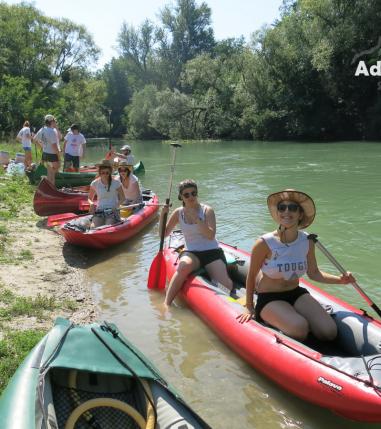 Canoeing Mosoni Danube