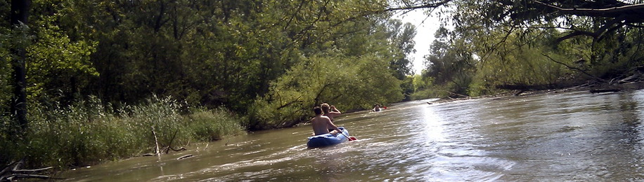 Kanufahren Kleine Donau